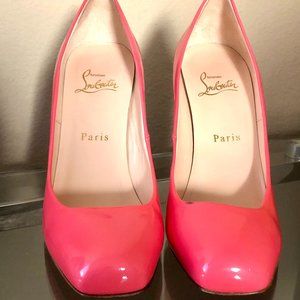 Christian Louboutin hot pink heels